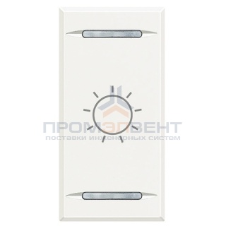 Axolute Клавиши с символами для системы автоматизации для 2 функций - 1 модуль, лампочка, цвет белый