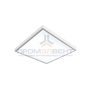 Светодиодный светильник "ВАРТОН" офисный накладной 595*595*50 мм 27 ВТ 4000К с функцией аварийного освещения класс защиты IP40