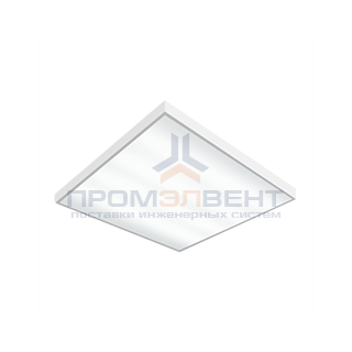 Светодиодный светильник "ВАРТОН" офисный накладной 595*595*50мм 36 ВТ 4000К