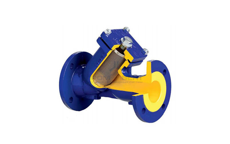 Фильтр грубой очистки Zetkama 821A - Ду15 (ф/ф, PN16, Tmax 300°C, сетка 1000 мкм)