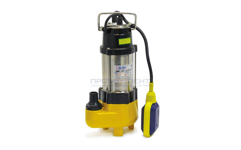Насос дренажный Belamos DWP 450 PRO - 0,45 кВт (1x230 В, Hmax 8,5 м, Qmax 200 л/мин, кабель 10м)