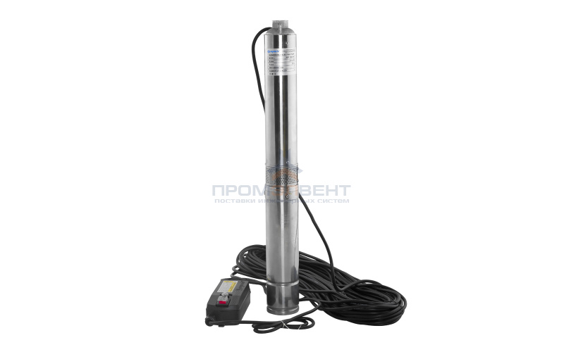 Насос скважинный Aquario ASP 1E-45-90 - 0,6 кВт (однофазный, Hmax 48 м, Qmax 46 л/мин, кабель 35 м)