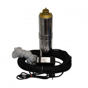 Насос скважинный Водолей БЦПЭ 1,2-12 У (0,55 кВт, Qmax 4,3 м³/ч, Hmax 20 м, кабель 12 м)