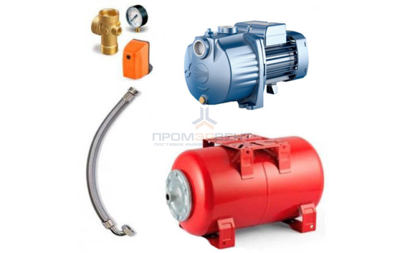 Насосная станция Pedrollo HYDROFRESH 3Cpm 100C-24 CL - 0,55 кВт (Qmax 120 л/мин, 1x230В, с/х)