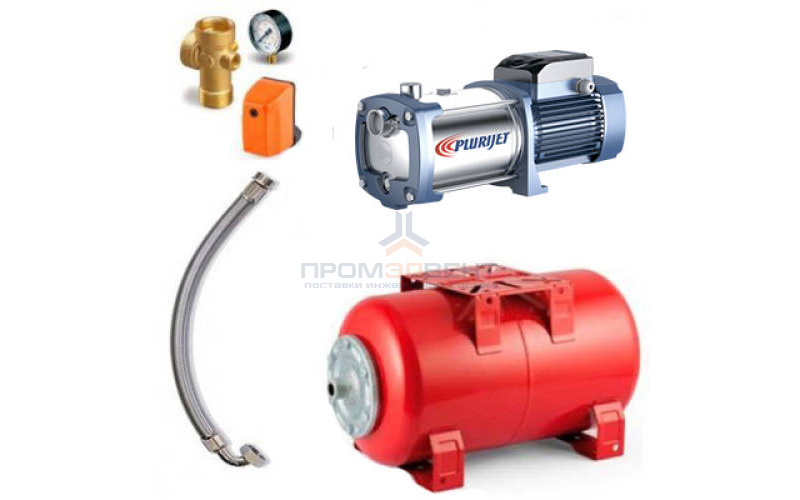 Насосная станция Pedrollo HYDROFRESH PLURIJETm 3/200-N-50CL - 1,10 кВт (Qmax 200 л/мин, 1x230В)