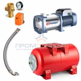 Насосная станция Pedrollo HYDROFRESH PLURIJETm 6/90-N-50CL - 1,10 кВт (Qmax 80 л/мин, 1x230В)