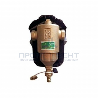 Грязеуловитель FAR 2201 - 1"1/2 (ВР/ВР, PN10, Tmax 110°C, со сливным краном, в теплоизоляции)