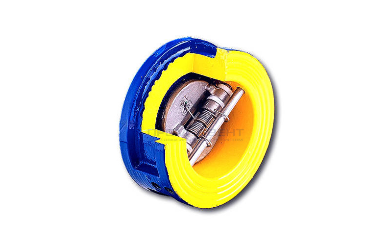 Клапан обратный дисковый Zetkama 407 A - Ду65 (ф/ф, PN16 Tmax 100°C, исполнение №54)