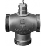 Клапан регулирующий трехходовый Danfoss VRG3 - 1" (НР/НР, PN16, Tmax 130°C, Kvs 1.6, чугун)