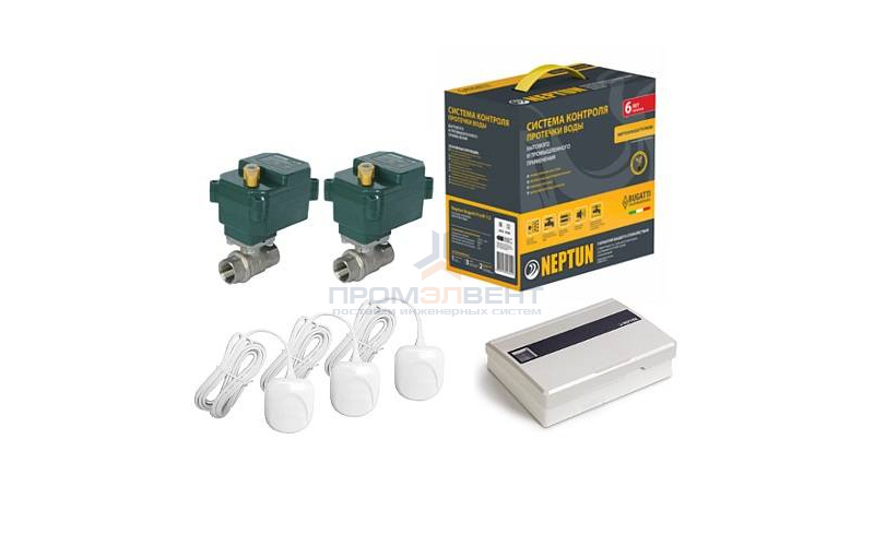 Комплект защиты от протечек воды Neptun Bugatti ProW - 1/2