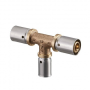 Тройник переходной Oventrop Cofit P - 32x3.0 x 26x3.0 x 32x3.0 (прессовой, бронза)