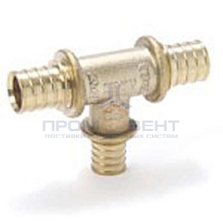 Тройник переходной REHAU - 17 x 14 x 17 (латунь, для труб из сшитого полиэтилена RAUTHERM S)