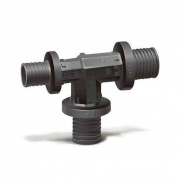 Тройник переходной Varmega Slide-fit - 16 x 20 x 16 (для труб из сшитого полиэтилена)