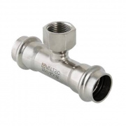 Тройник с переходом на внутреннюю резьбу VALTEC VTi.932 - 42 x 1/2" (пресс, для труб из нерж.стали)
