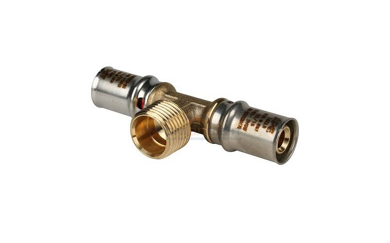 Тройник с переходом на наружную резьбу STOUT - 26 x 3/4