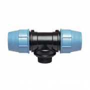 Тройник с переходом на наружную резьбу UNIDELTA 1010 - 90 x 3" (винтовой, для труб ПНД)