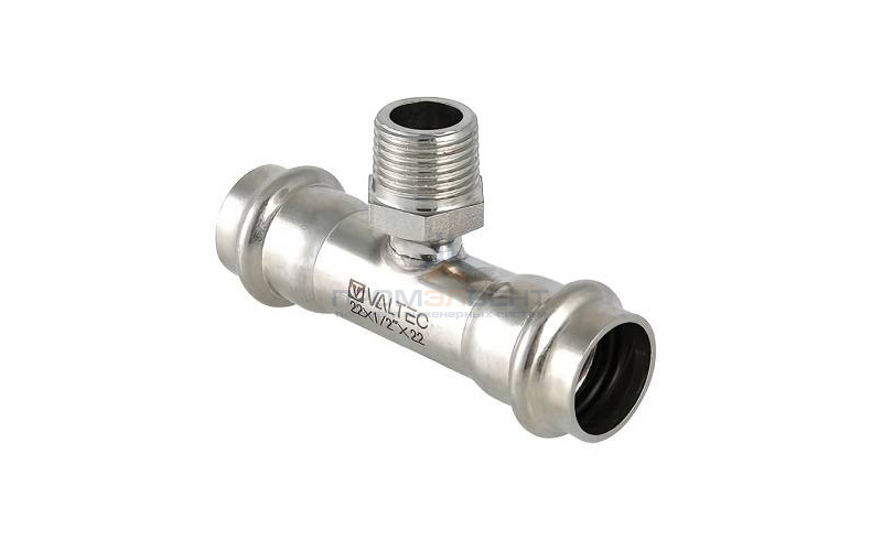 Тройник с переходом на наружную резьбу VALTEC VTi.150 - 28 x 1