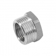 Футорка STOUT - 1"1/2 x 1"1/4 (никелированная)