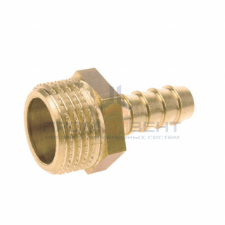 Штуцер с наружной резьбой ELSEN METALIT EBF22 - 1/2" x 10 мм (латунь без покрытия)