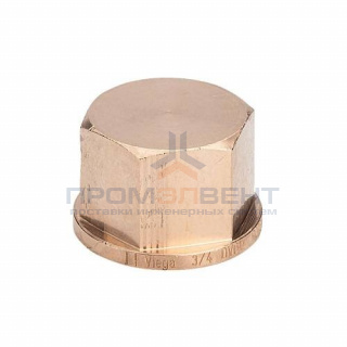 Заглушка Viega 3301 - 1/2" (бронза без покрытия)