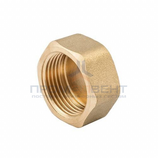 Заглушка с внутренней резьбой ELSEN METALIT EBF02 - 3/4" (латунь без покрытия)