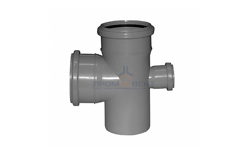 Крестовина с уменьшенным проходом одноплоскостная СИНИКОН Standart - 110x50 (для внутр.канализации)