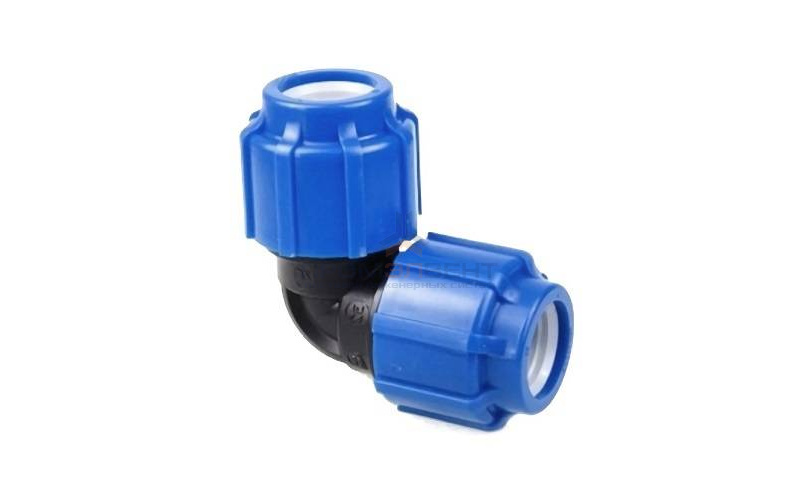 Отвод 90° Политэк - 50 (винтовой, для труб ПНД)