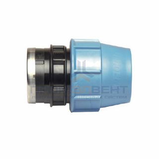 Переход на внутреннюю резьбу UNIDELTA 1004 - 90 x 3" (винтовой, для труб ПНД, резьба пластиковая)