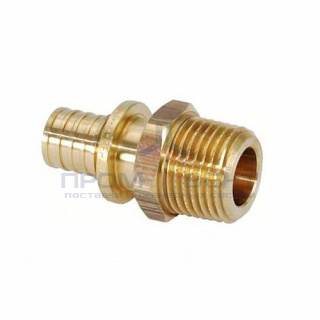 Переход на наружную резьбу REHAU RX - 16 x 3/4" (бронза, для труб из сшитого полиэтилена RAUTITAN)