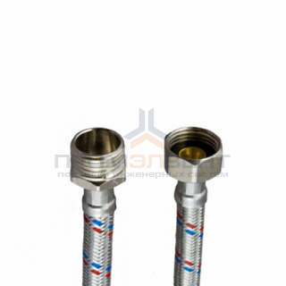 Подводка для воды гибкая Industrias Mateu (Гайка/Штуцер) - 1/2" (длина 300 мм)