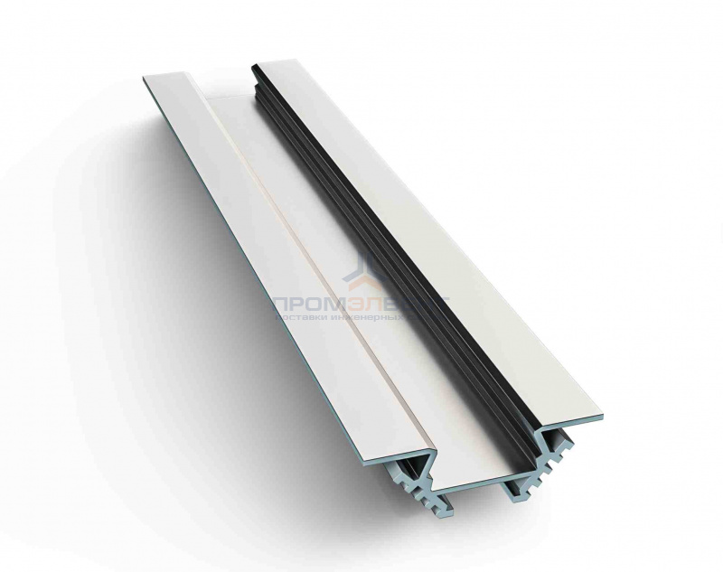 08-03-01 Профиль алюминиевый угловой накладной для светодиодной ленты, анодированный, серебро, 2 м. (3014)