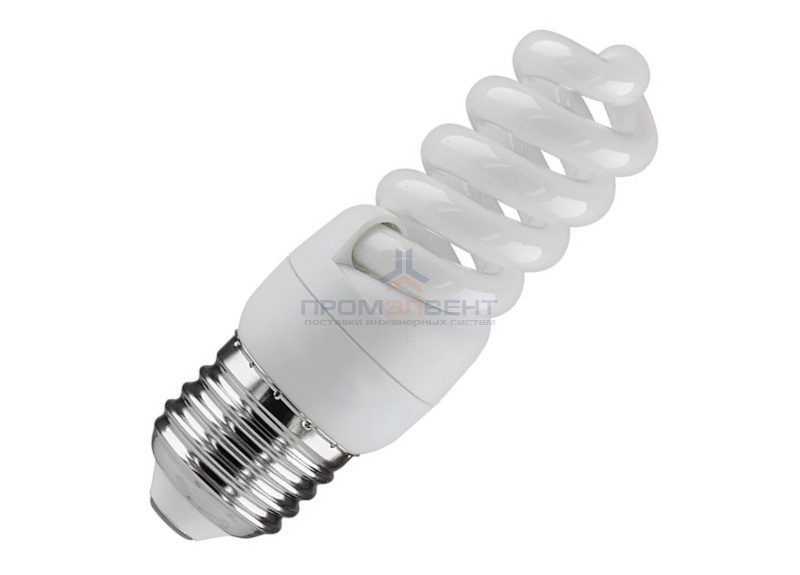 Лампа энергосберегающая ESL QL7 9W 2700K E27 спираль d32x90 теплая