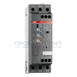 Софтстартер ABB PSR30-600-70 15кВт 400В (100-240В AC) устройство плавного пуска