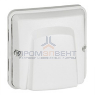 Вывод кабеля Legrand Plexo серии Artic с зажимом, белый