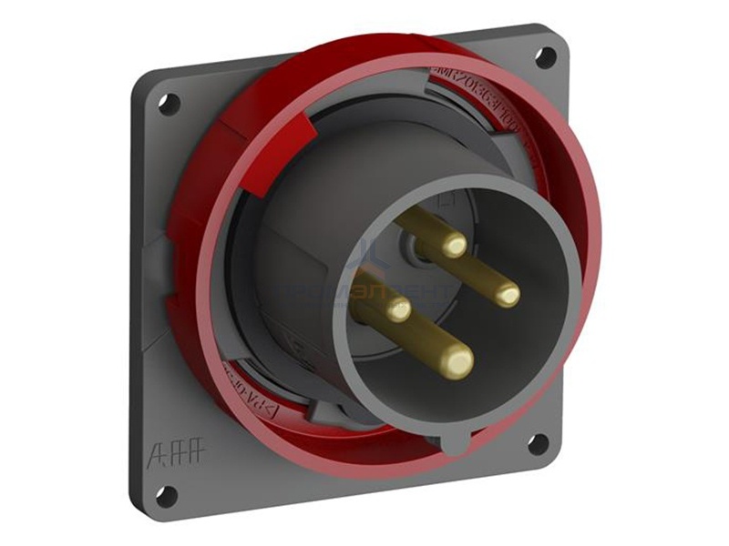 Вилка с прямым фланцем Easy&Safe ABB 316EBU6W 16A 3P+E IP67 6ч