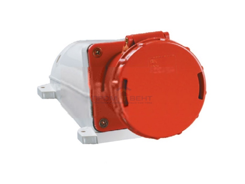 Розетка 134 стационарная 3Р+РЕ 63А 380В IP54 ИЭК