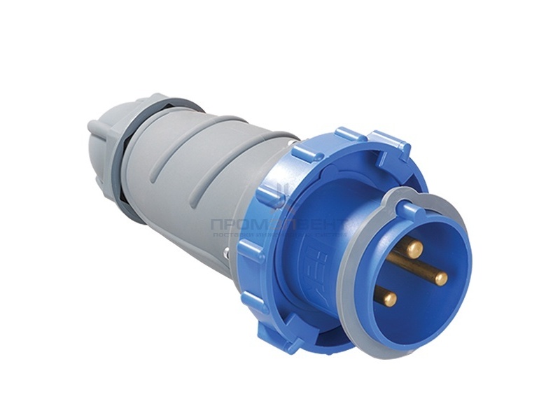 Вилка переносная ССИ-033 63А-6ч/200-250В 2Р+РЕ IP67 MAGNUM ИЭК