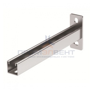 Кронштейн одиночный LAS, 41х41 мм, осн.400