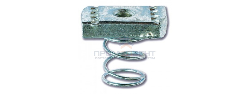 Гайка для подвешивания профиля (с удлиненной пружиной) М8х40