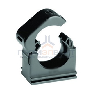 Держатель с крышкой DN 7 мм, полиамид, цвет чёрный DKC