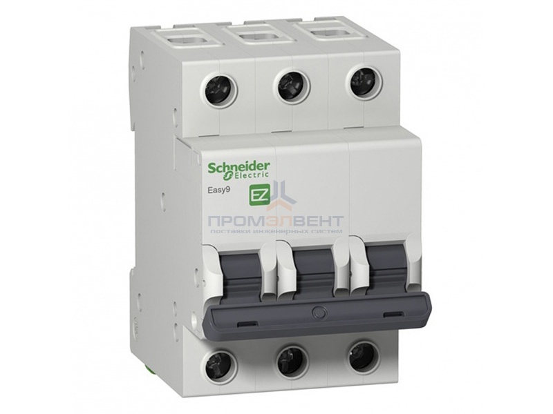 Автоматический выключатель Schneider Electric EASY 9 3П 40А B 4,5кА 400В (автомат)