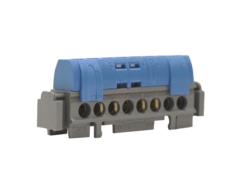 Клеммник Legrand синий 8х1.5-16мм2