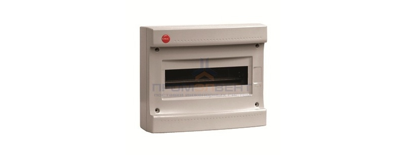 Щиток настен. без дверцы 12мод., IP40, серый, с усил. клеммн.блоком в компл. 1х87312