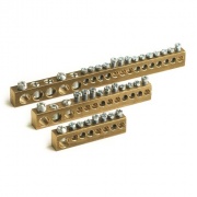 Клеммная колодка 12мод. (отв. 3х5,4мм+10х4,5мм)