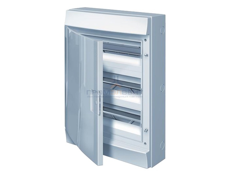 Влагозащищенный настенный бокс ABB Mistral65 54М непрозрачная дверь без клеммного блока