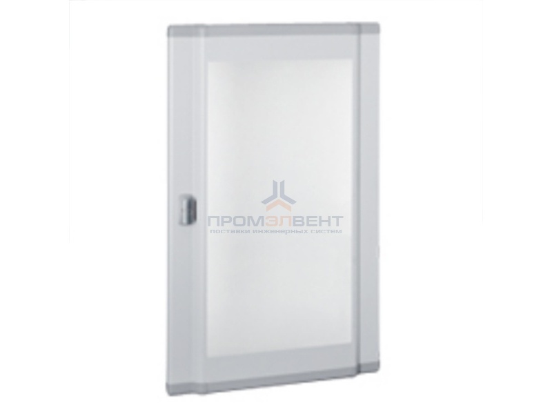 Дверь со стеклом выгнутая для шкафов Legrand XL3 160-400 высотой 1050мм 6 реек